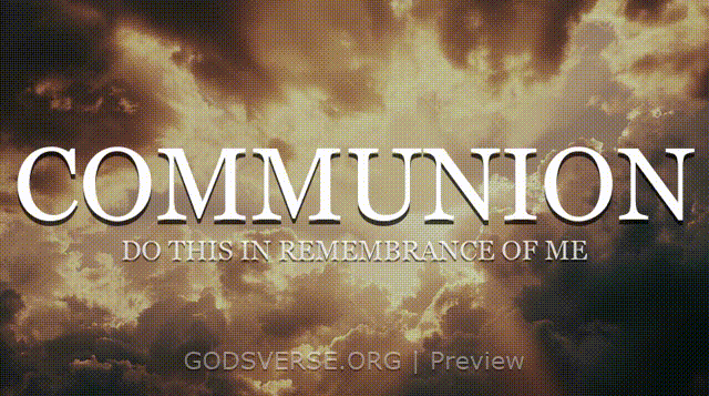 Communion motion background heavenly clouds