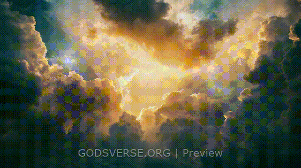 Blank motion background heavenly clouds