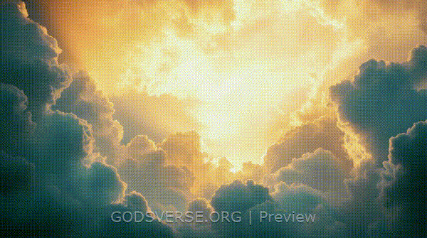 Blank motion background heavenly clouds