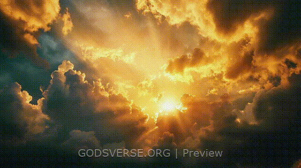 Blank motion background heavenly clouds