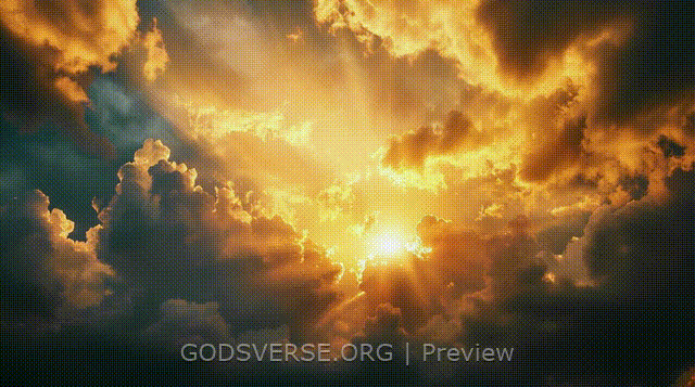 Blank motion background heavenly clouds