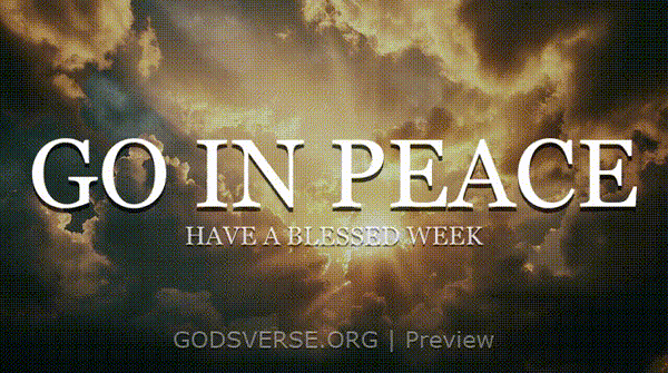 Go In Peace motion background heavenly clouds