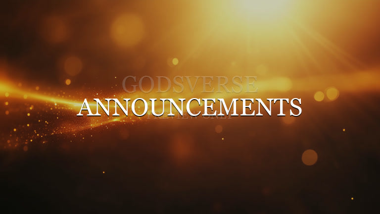 Announcements worship background light leak flare