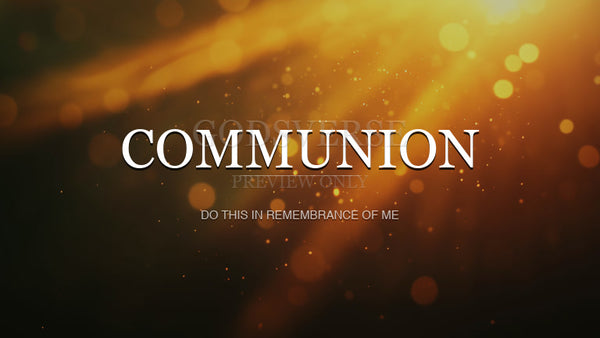 Communion worship background light leak flare