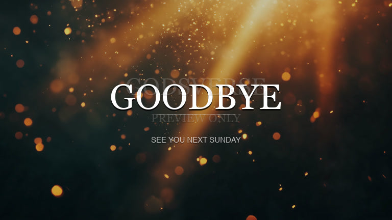 Goodbye worship background light leak flare