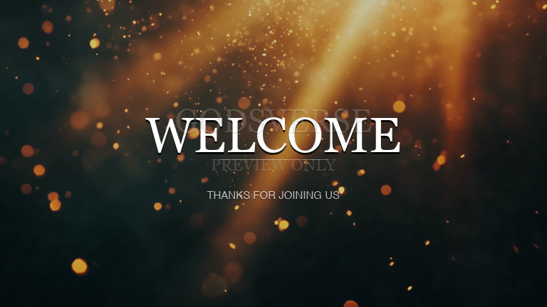 Welcome worship background light leak flare