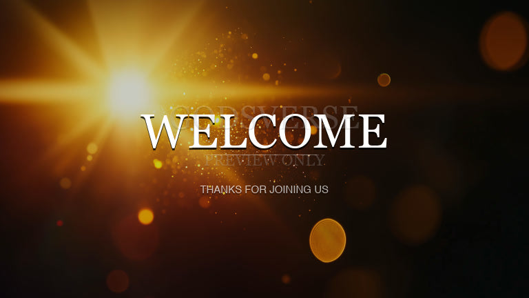 Welcome worship background light leak flare