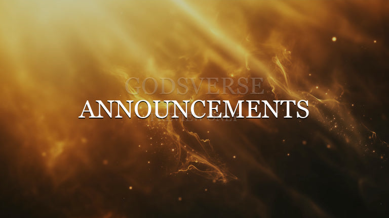 Announcements worship background light leak flare