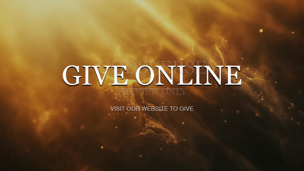 Give Online worship background light leak flare