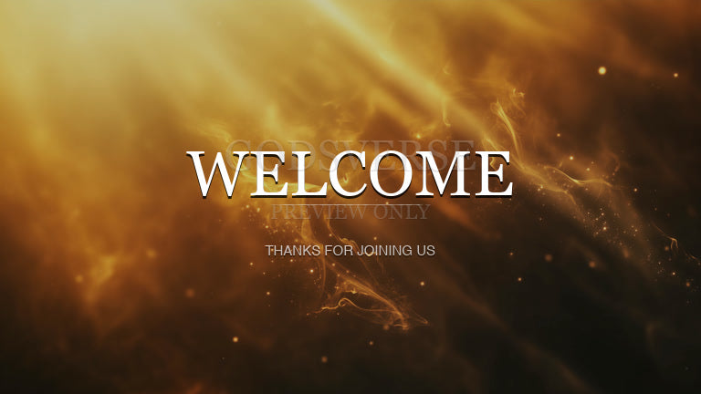 Welcome worship background light leak flare