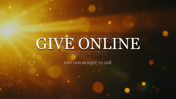 Give Online worship background light leak flare