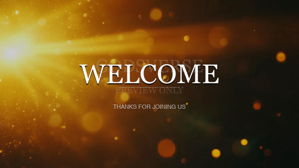Welcome worship background light leak flare