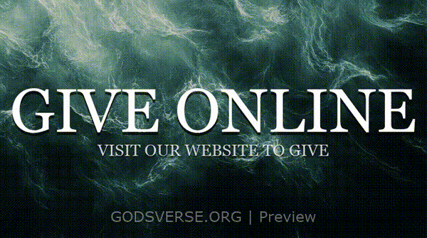 Give Online motion background living water