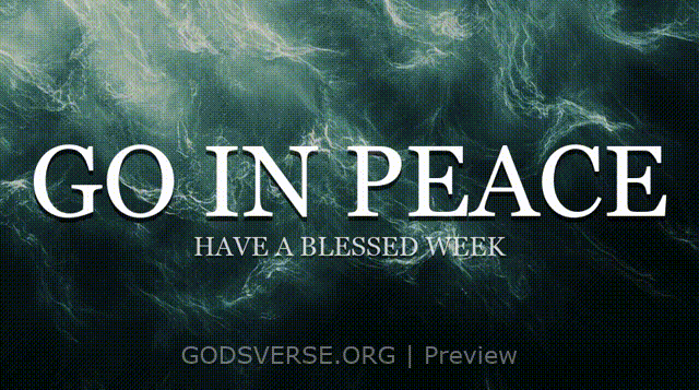 Go In Peace motion background living water