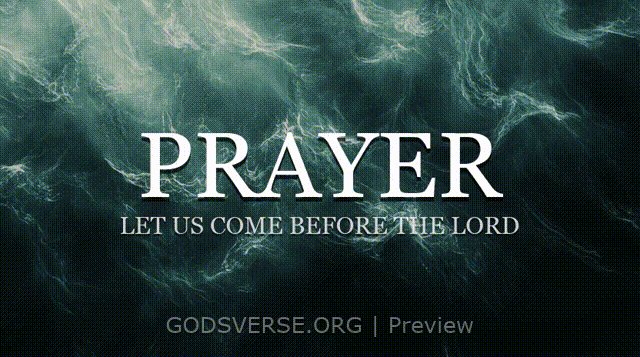 Prayer motion background living water