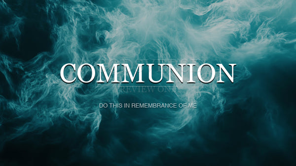 Communion worship background living water
