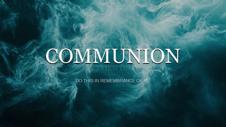 Communion worship background living water