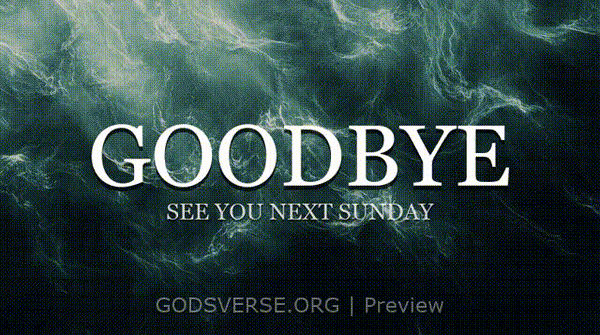 Goodbye motion background living water