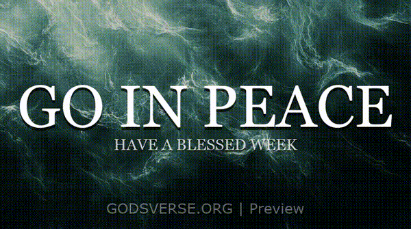 Go In Peace motion background living water