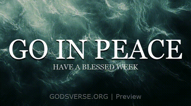 Go In Peace motion background living water