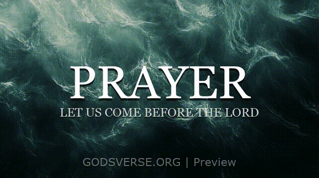 Prayer motion background living water