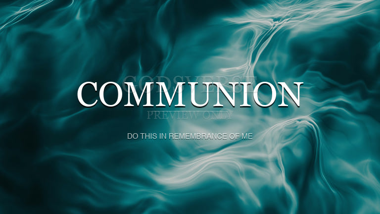 Communion worship background living water