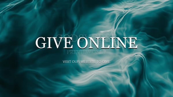 Give Online worship background living water