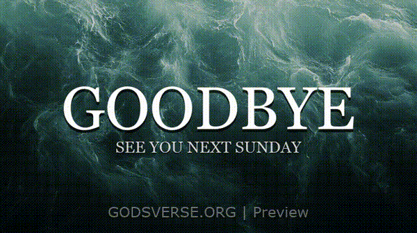 Goodbye motion background living water