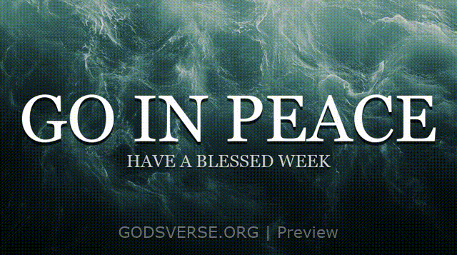 Go In Peace motion background living water