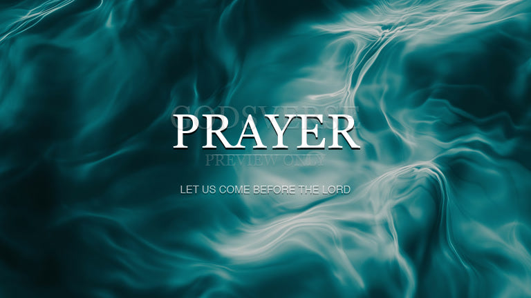 Prayer worship background living water