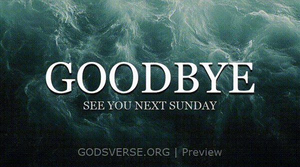 Goodbye motion background living water