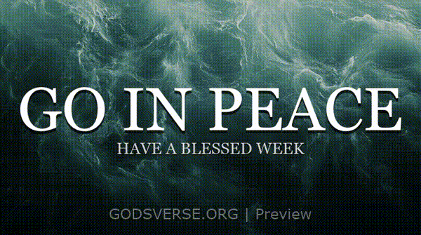 Go In Peace motion background living water