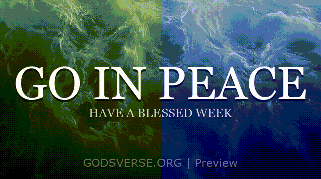 Go In Peace motion background living water