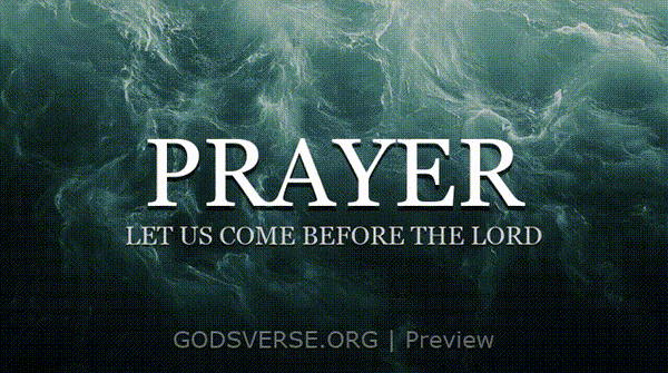 Prayer motion background living water