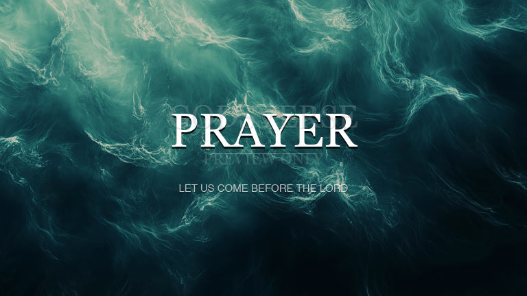 Prayer worship background living water
