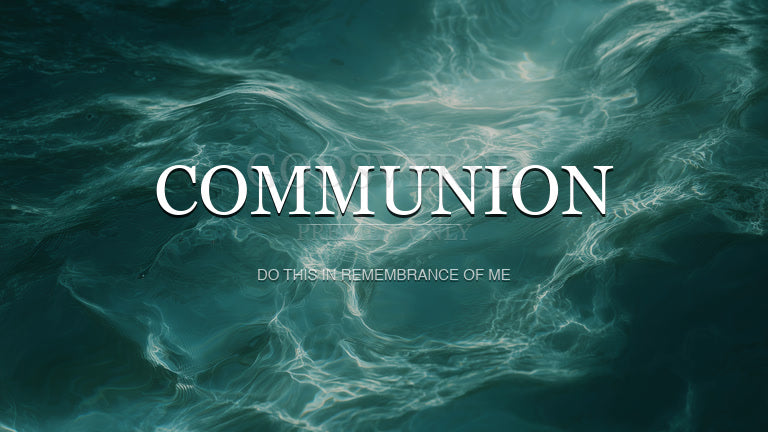 Communion worship background living water