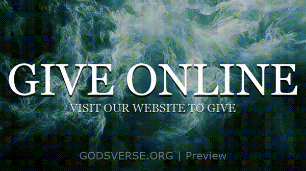 Give Online motion background living water