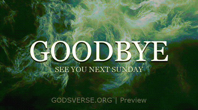 Goodbye motion background living water