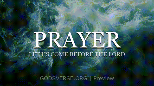 Prayer motion background living water