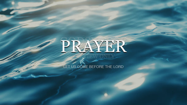 Prayer worship background living water