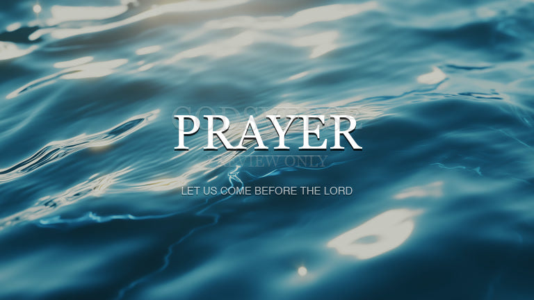 Prayer worship background living water