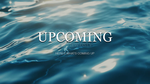 Upcoming worship background living water