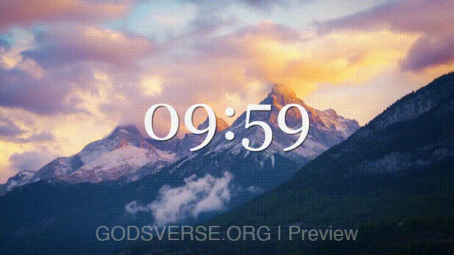 10-minute countdown timer Mountain Majesty