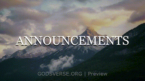 Announcements motion background mountain majesty