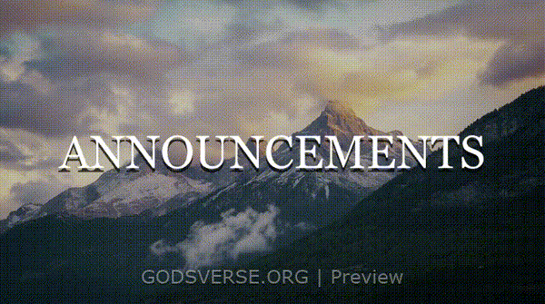 Announcements motion background mountain majesty