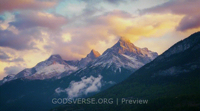 Blank motion background mountain majesty