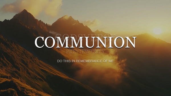 Communion worship background mountain majesty