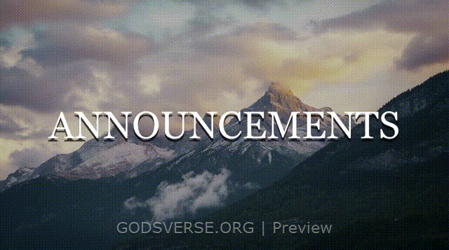 Announcements motion background mountain majesty