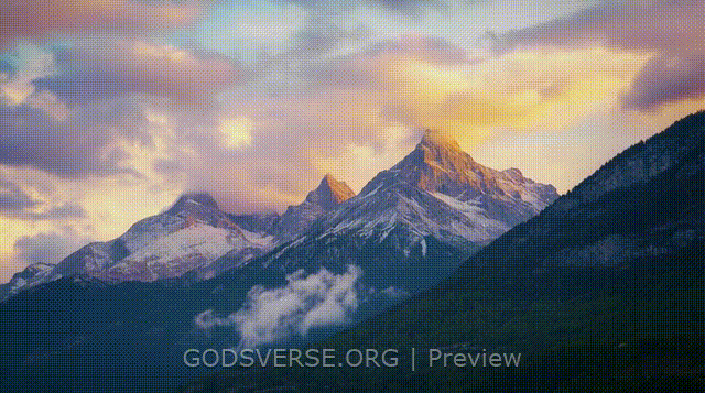 Blank motion background mountain majesty