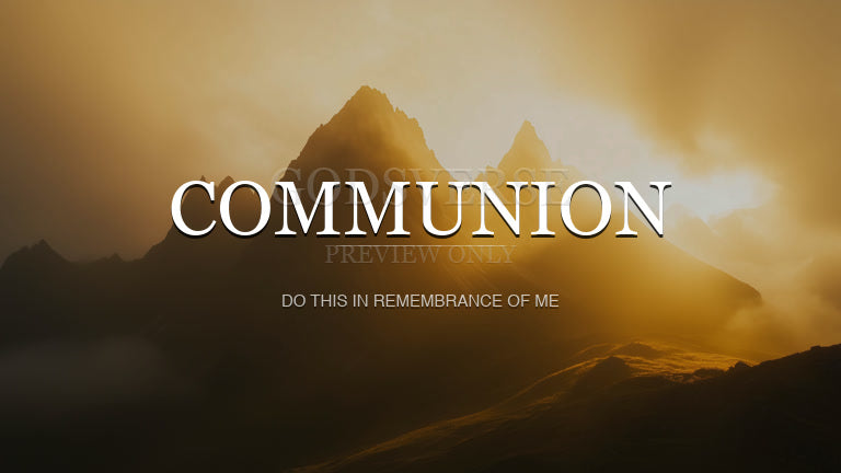 Communion worship background mountain majesty